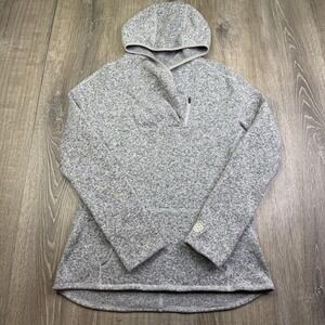 Stio Women's Sweetwater Fleece Pullover Hoodie Thumbholes Hiking Grey Large